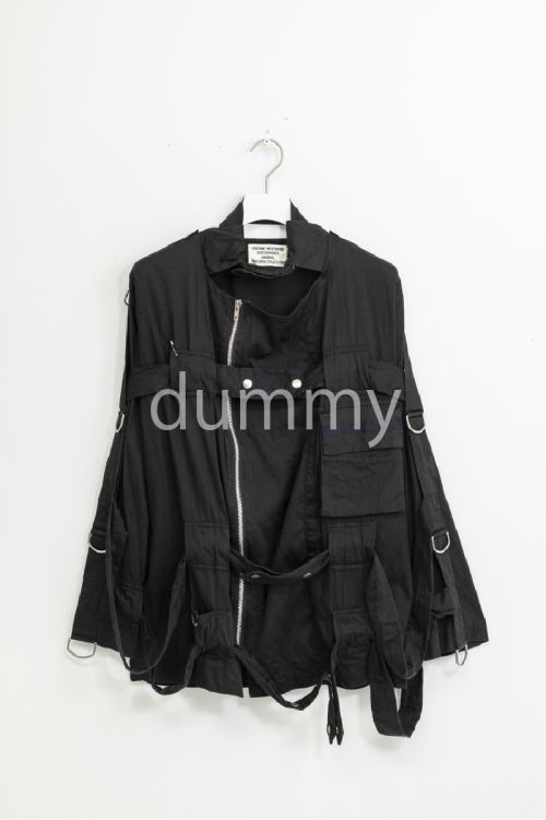 Cracked Leather Tailored Jacket