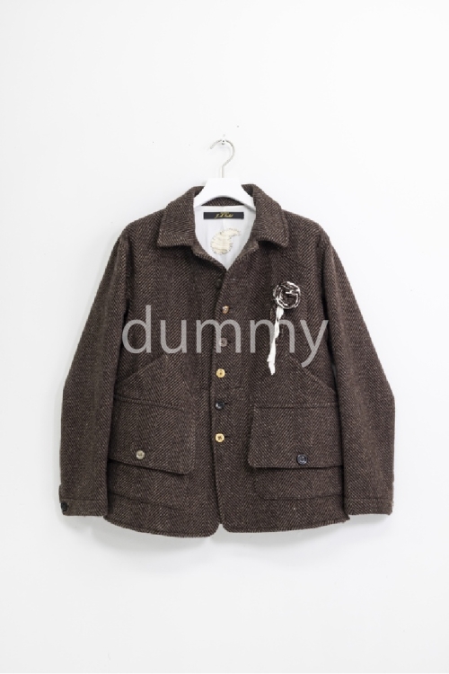 Cracked Leather Tailored Jacket
