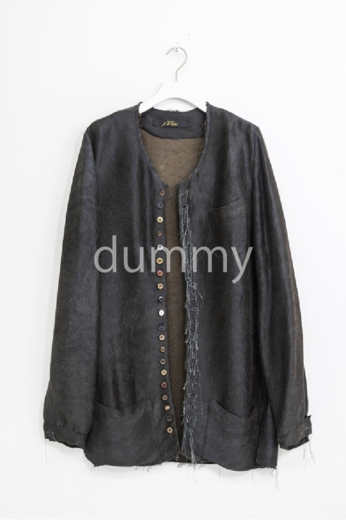 Cracked Leather Tailored Jacket