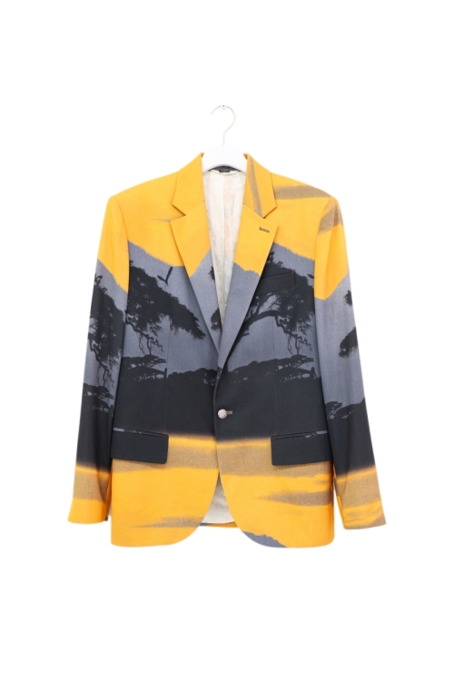 Bird Print Tailored Jacket