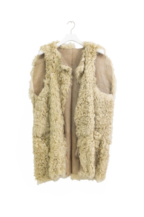 Artisanal Oversize Fur Leather Vest