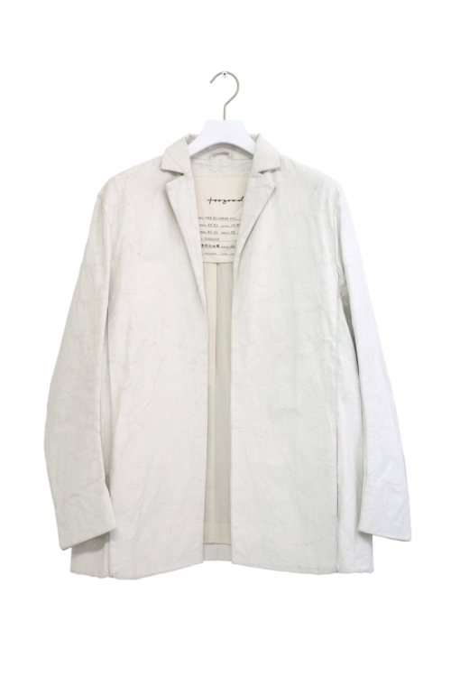 THE MILKMAN JACKET - white 7oz primed canvas